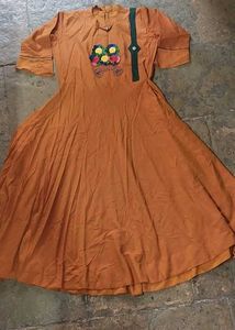 Rajwadi One piece anarkali kurti
