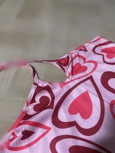 pink y2k hearts mini dress (s)