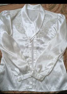 Satin top