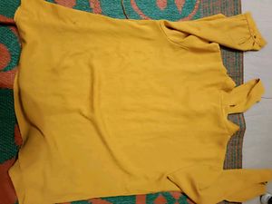 Elegant Mustard Yellow Blouse