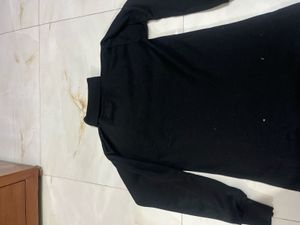 Classic Black Turtleneck Top