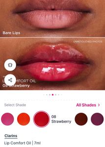 Clarins Lip Comfort Oil - Strawberry