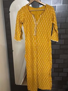 new yellow kurti