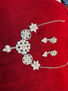 Branded American Diamond Necklace New With Tag😍