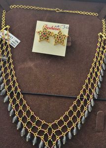 Multi Beads Necklace Set