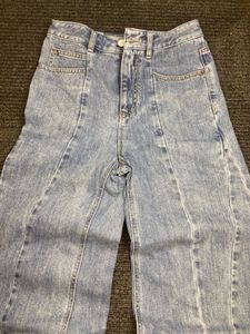 Wide Leg Denim Jeans