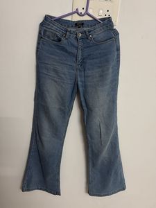 Classic Light Wash Flare Jeans