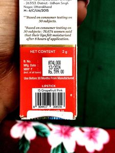 Mamaearth Moisture Matte Lipstick