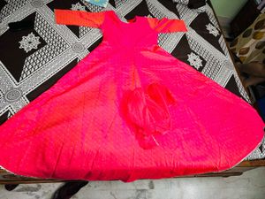 Vibrant Pink Kurta and duppatta from libas