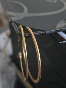 Rose Gold Contemporary Earrings