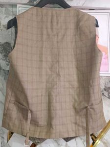 Men's Checked Waistcoat Vest