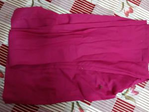 Elegant Pink suit with Gold &amp; Black embroided