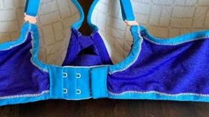 Blue Padded Bra