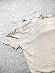 🤍 Minimalist Luxe Polo T-Shirt | Effortlessly Tim