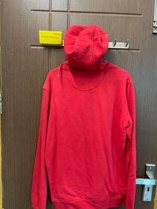 Red Full Zip Hoodie