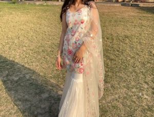Heavy Work Sharara Suit