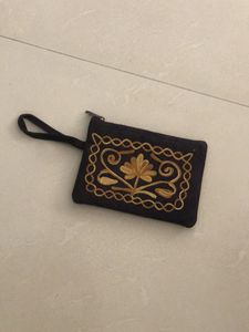 Embroidered Clutch Pouch