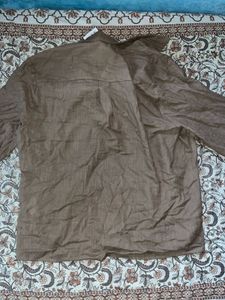 Classic Brown Button-Up Shirt
