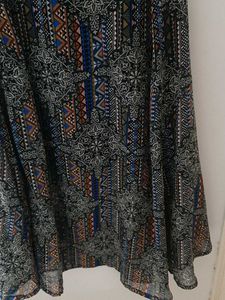 Bohemian Print Sleeveless Maxi Dress