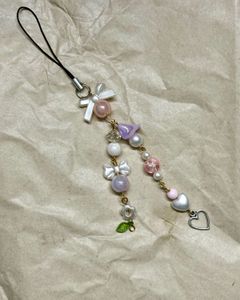Cute Handmade Beaded Keychain/PhoneCharm (an