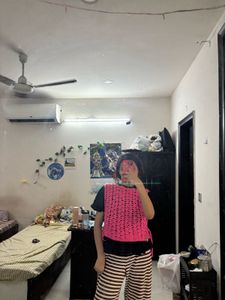 Crocheted Pink Sleeveless Top