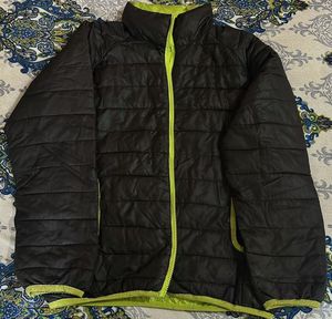 Bright Green Puffer Jacket