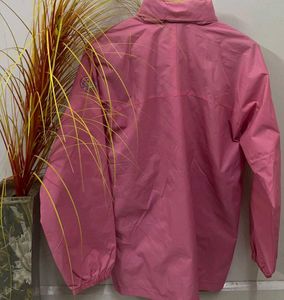 Pink Windbreaker Jacket