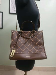 Stylish Brown Mochi Handbag
