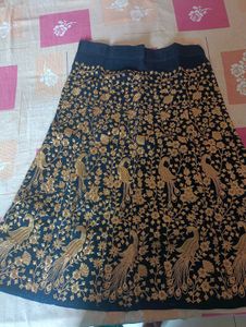 Exquisite Navy Blue Embroidered Lehenga Choli