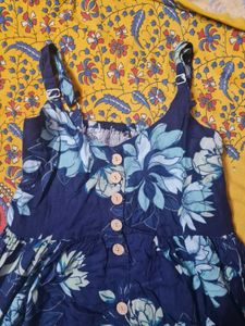 Combo of 2 Floral Button-Down Mini Sundresses