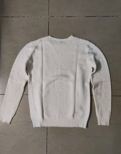 MANGO Man Cream Knitted Sweater