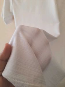 White Gym Crew Neck T-Shirt