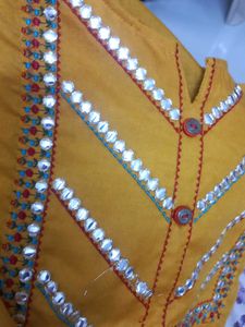 Yellow Festive Kurti