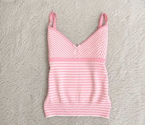 Cute Pink Striped Cami Top