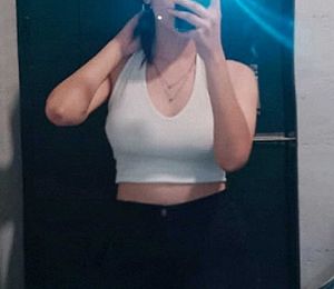 White Halter Neck Crop Top