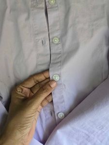 Lavender Button-Up Shirt