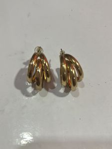 Assorted Gold Tone Earrings Set