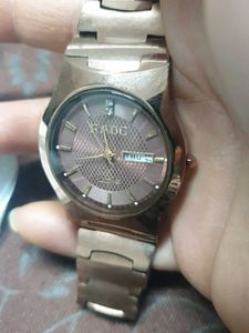 Rado Copper Tone Watch - Minimalist Design