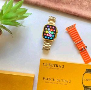 Gold Smart Watch - C9 Ultra 2