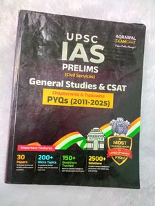 UPSC IAS Prelims General Studies & CSAT PYQs Book