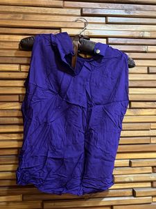 Purple Sleeveless Top