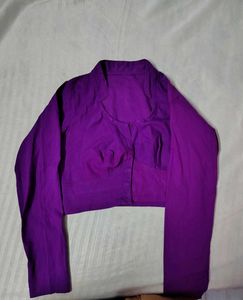 Vibrant Purple Blouse