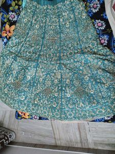 wedding Beautiful Green zardozi Lehenga Ch