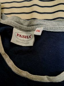 Navy Blue "Make A Wish" Graphic Top