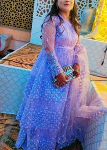 Lavender Embellished Gown