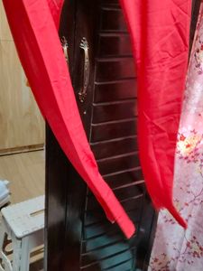 Comfortable Orangish red chudidar