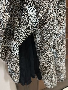 Tiger Print Mid-Length Dress