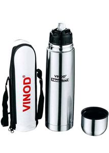 Vinod Stainless Steel Flask with Bag