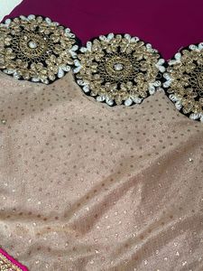 Stunning Embroidered Saree