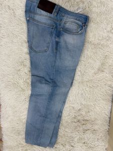 Classic Light Wash Denim Jeans